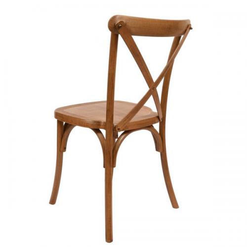 صندلی روستیک تالاری رنگ چوب
